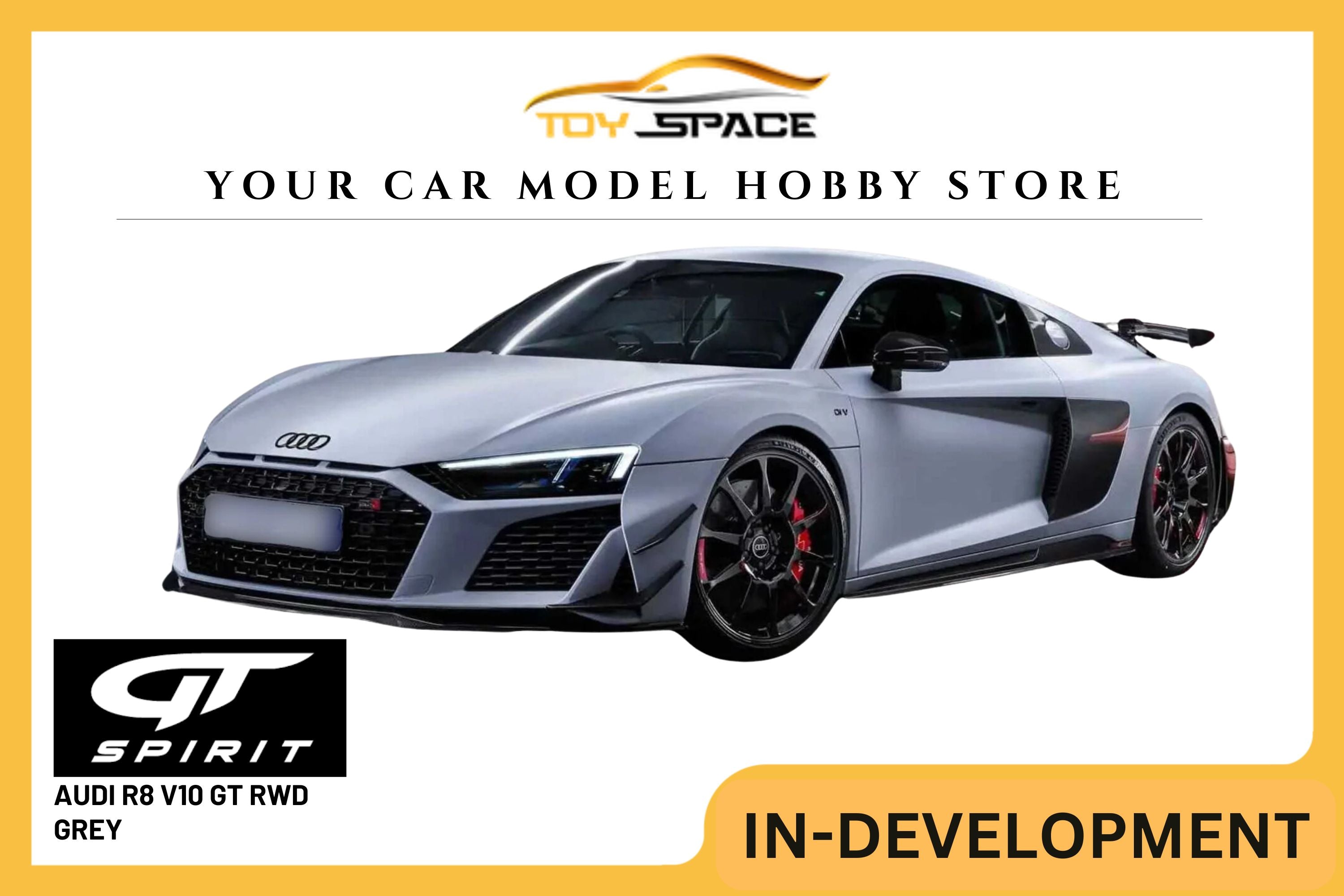 [GT SPIRIT] 1/18 Audi R8 V10 GT RWD Grey [GT461]