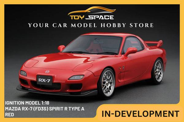 [IGNITION MODEL] 1/18 Mazda RX-7 (FD3S) Spirit R Type A Red [IG3605]