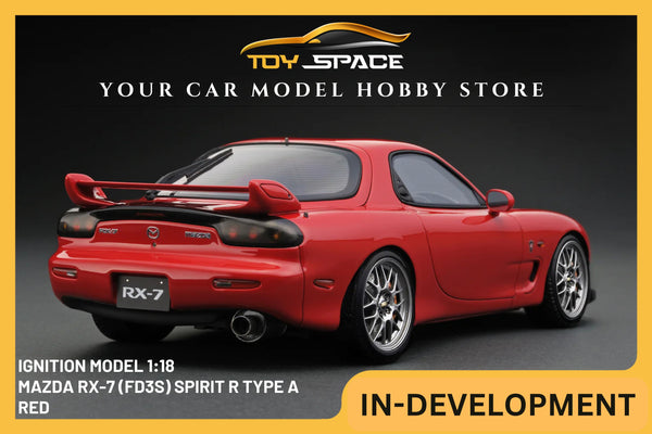 [IGNITION MODEL] 1/18 Mazda RX-7 (FD3S) Spirit R Type A Red [IG3605]