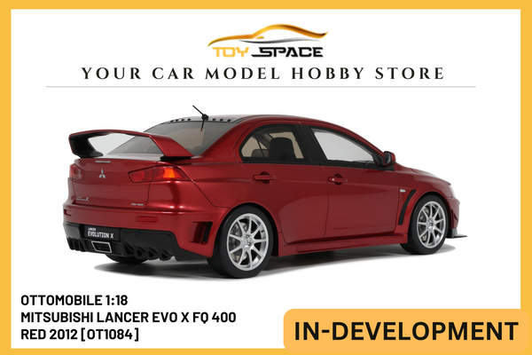 [OTTOMOBILE] 1:18 Mitsubishi Lancer Evo X FQ 400 Red 2012 [OT1084]