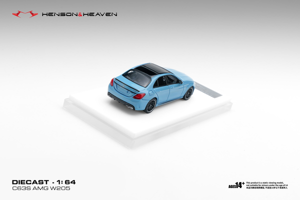 [HH MODEL] 1:64 C63 W205 China Blue - Toy Space Diecast Online Store Singapore