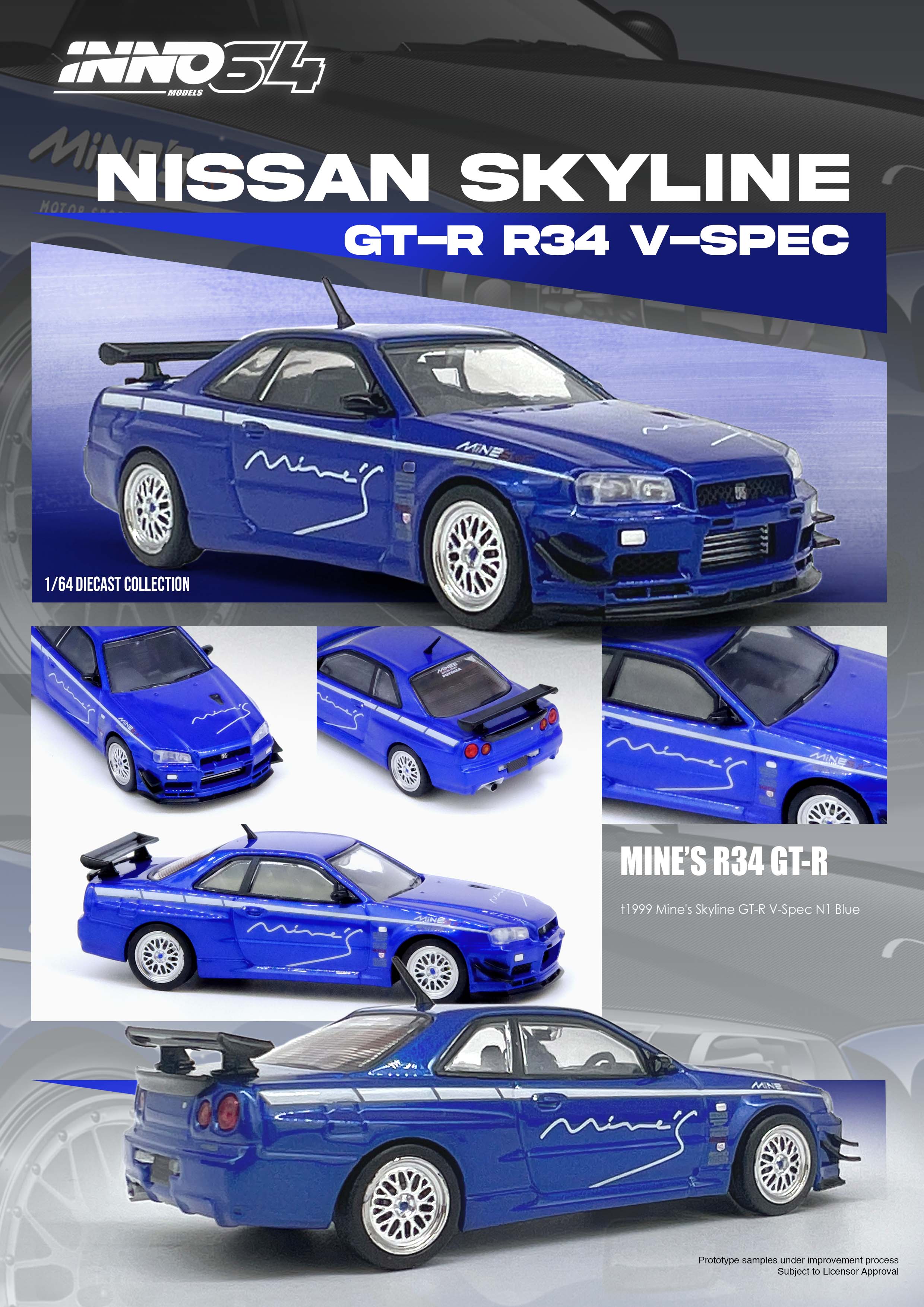 [INNO64] Nissan Skyline GT-R (R34) V-Spec Tuned By 