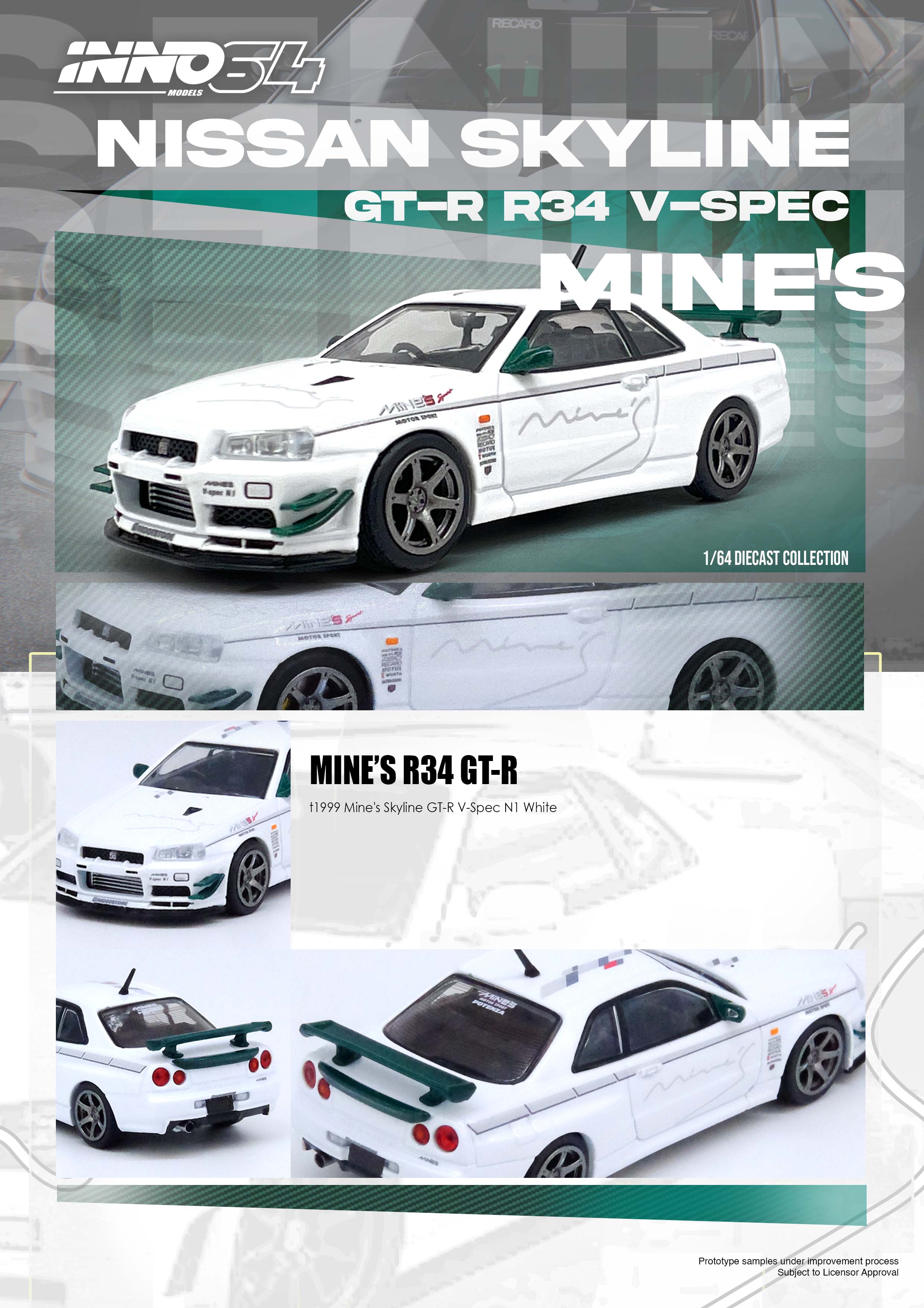 [INNO64] Nissan Skyline GT-R (R34) V-SPEC Tuned by 