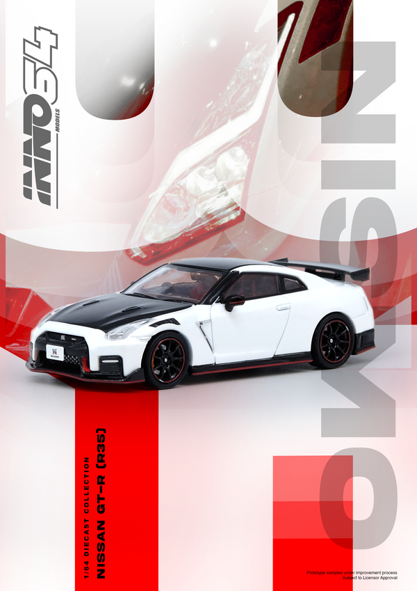 [INNO64] Nissan GT-R (R35) Nismo White