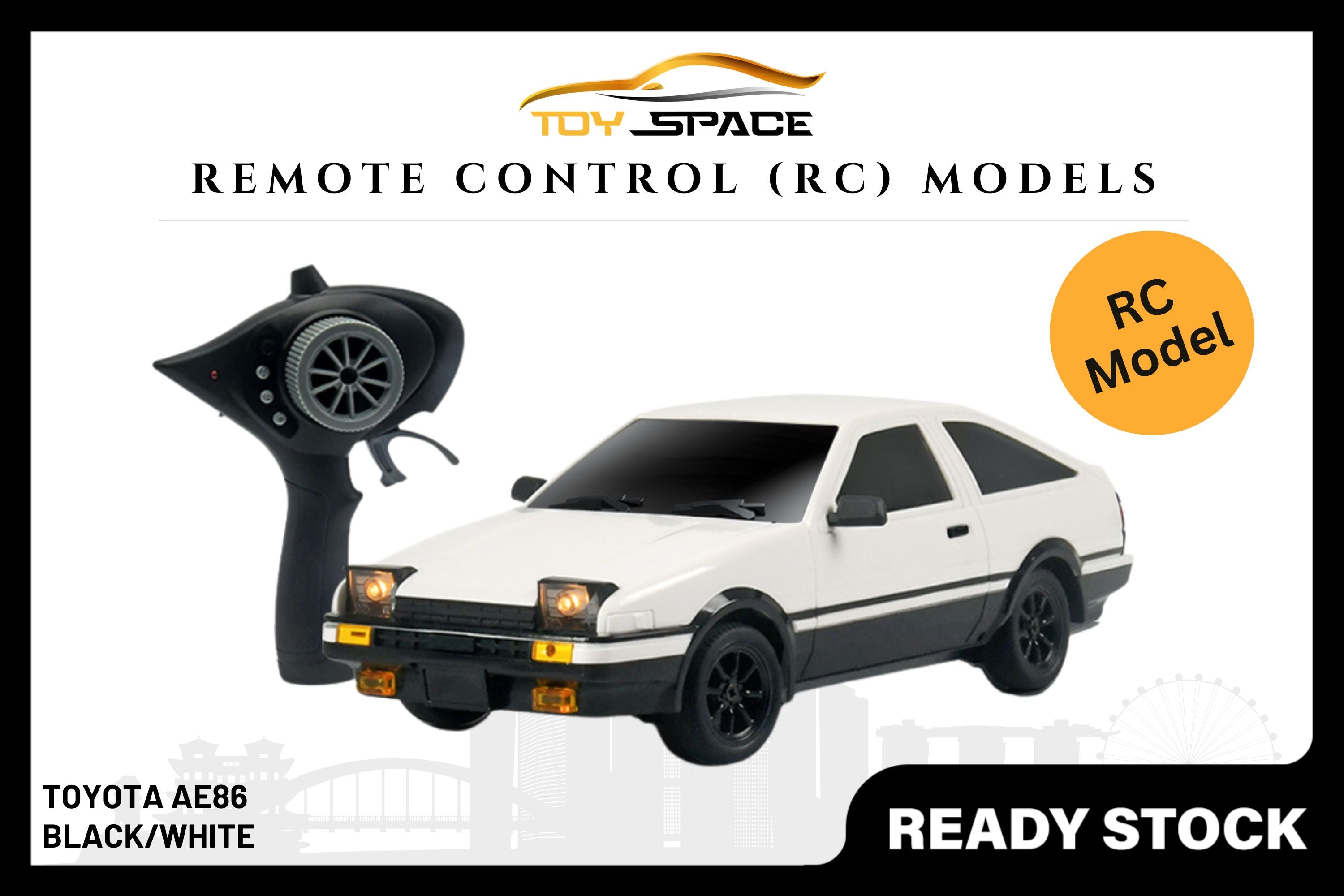 [LDRC] Remote-Controlled Car - Toyota AE86