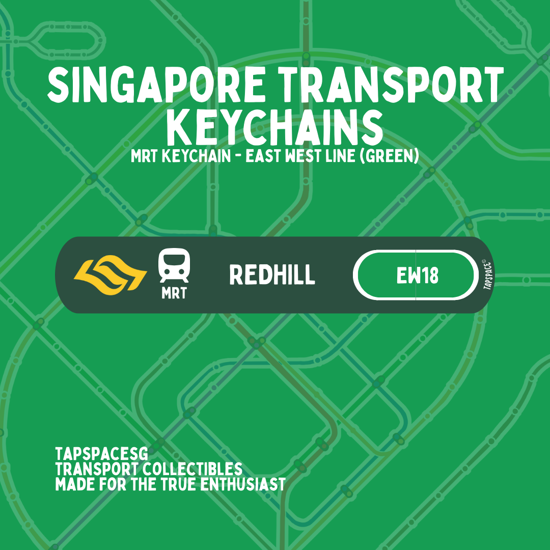 Redhill MRT Station Keychain