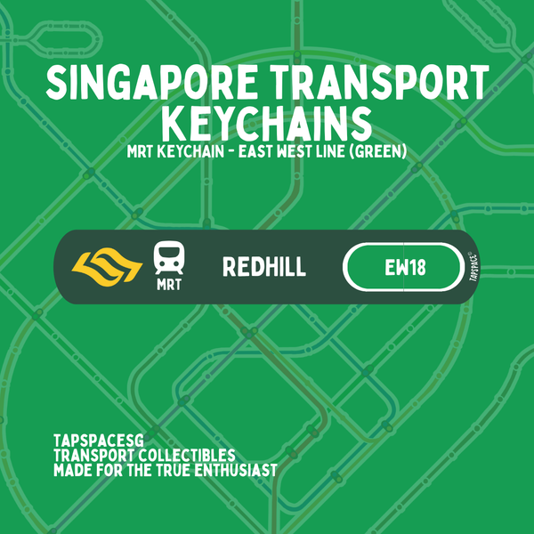 Redhill MRT Station Keychain