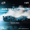 [MODEL MODEL] 1:64 RWB 993 Miami Blue - Toy Space Diecast Online Store Singapore