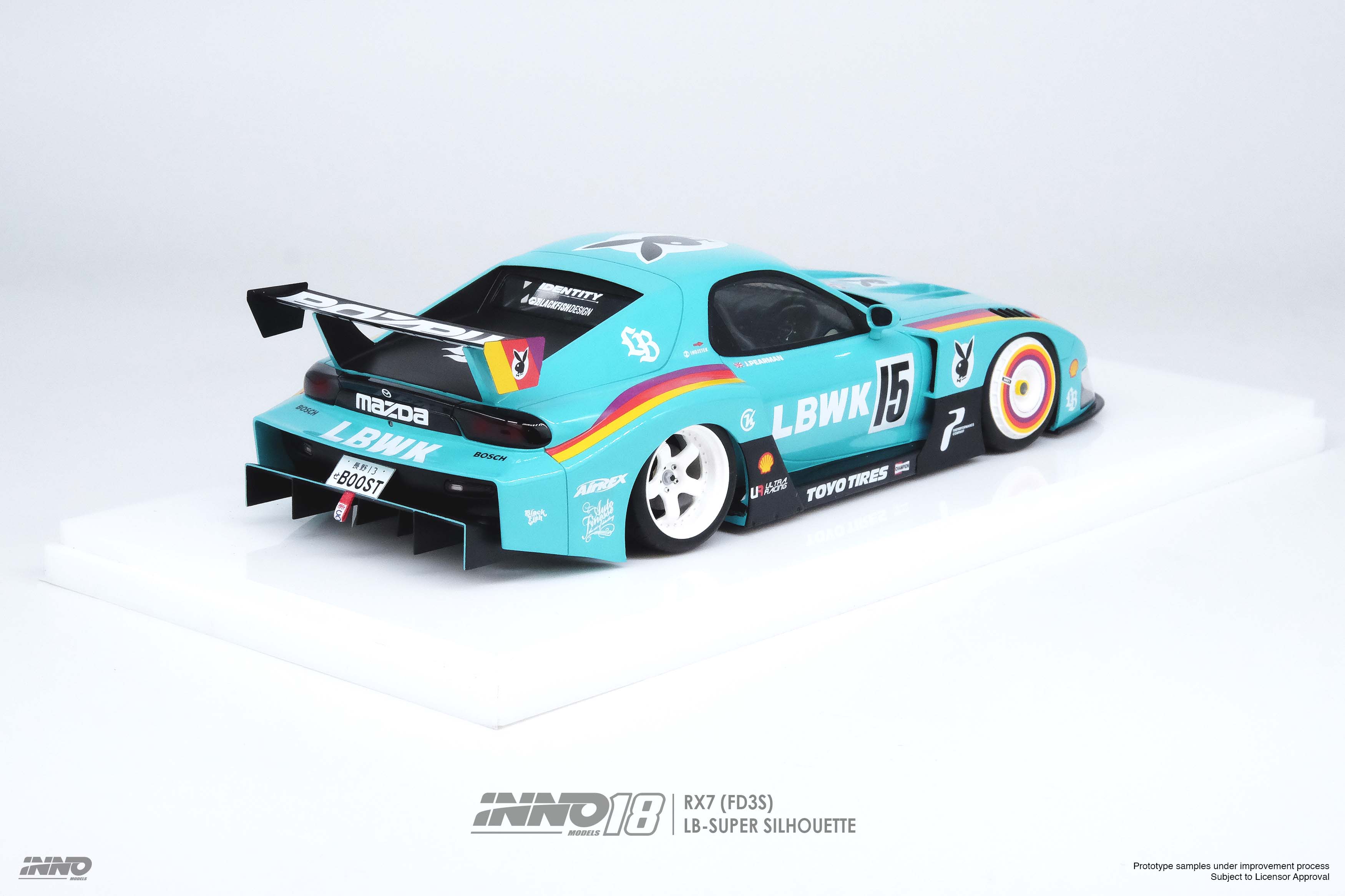 [INNO18] 1/18 Mazda RX7 (FD3S) LB-Super Silhouette Green