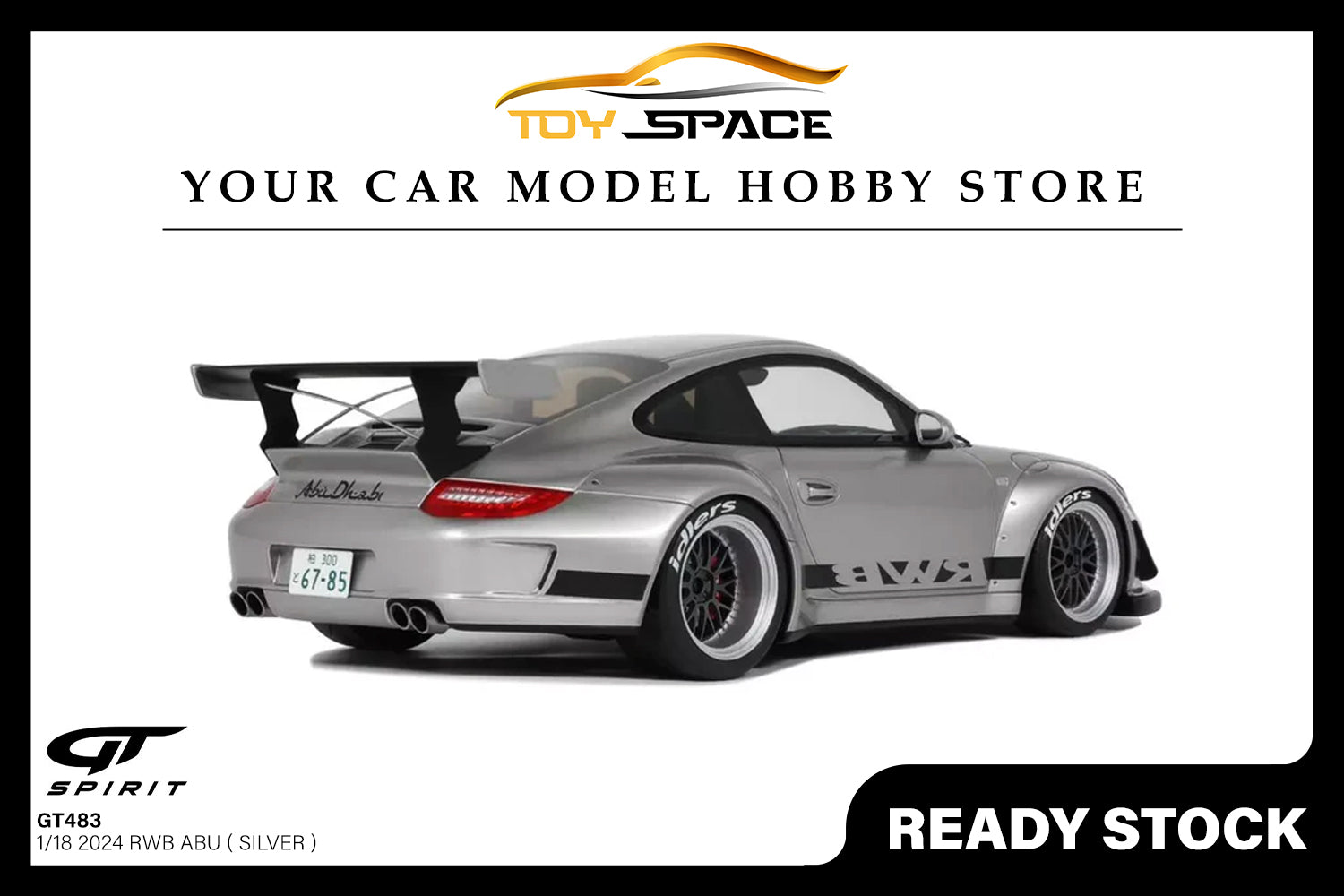 [GT SPIRIT] 1/18 RWB Abu Silver 2024 [GT483]