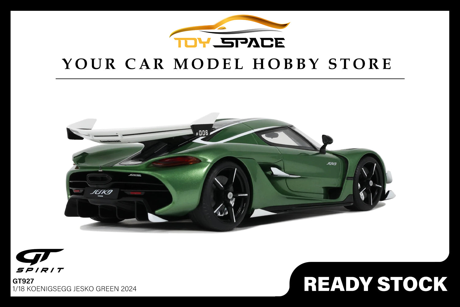 [GT SPIRIT] 1/18 Koenigsegg Jesko Green 2024 [GT927]