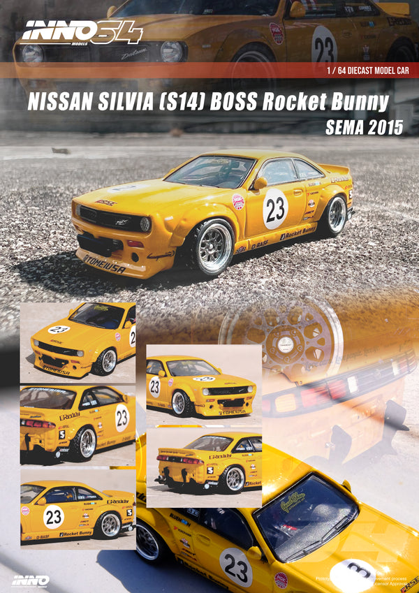 Inno64 Nissan Silvia (S14) Boss "ROCKET BUNNY" Sema 2015