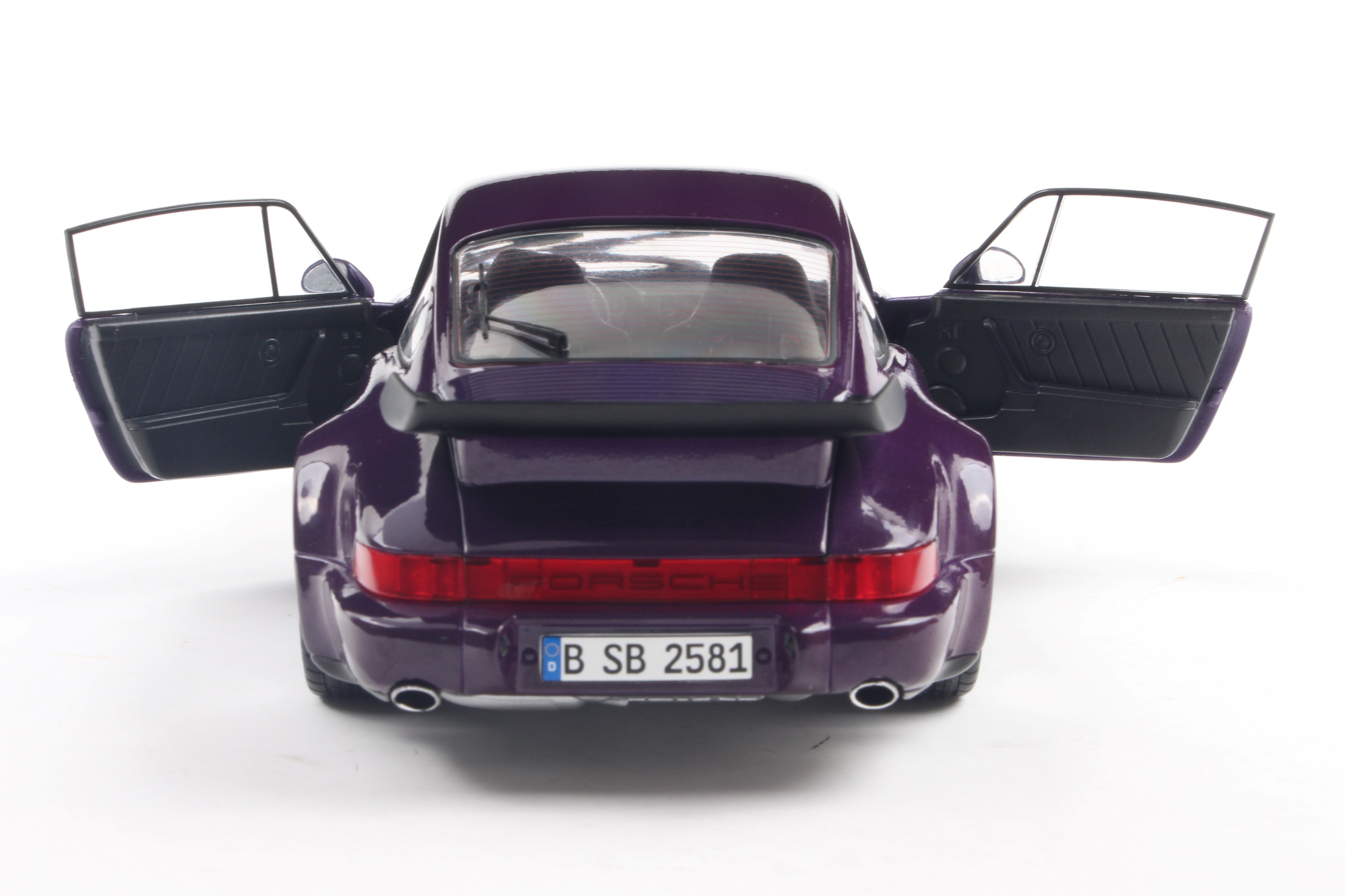 [SOLIDO] 1:18 Porsche 911 (964) Turbo Violet Blue Metallic 1990