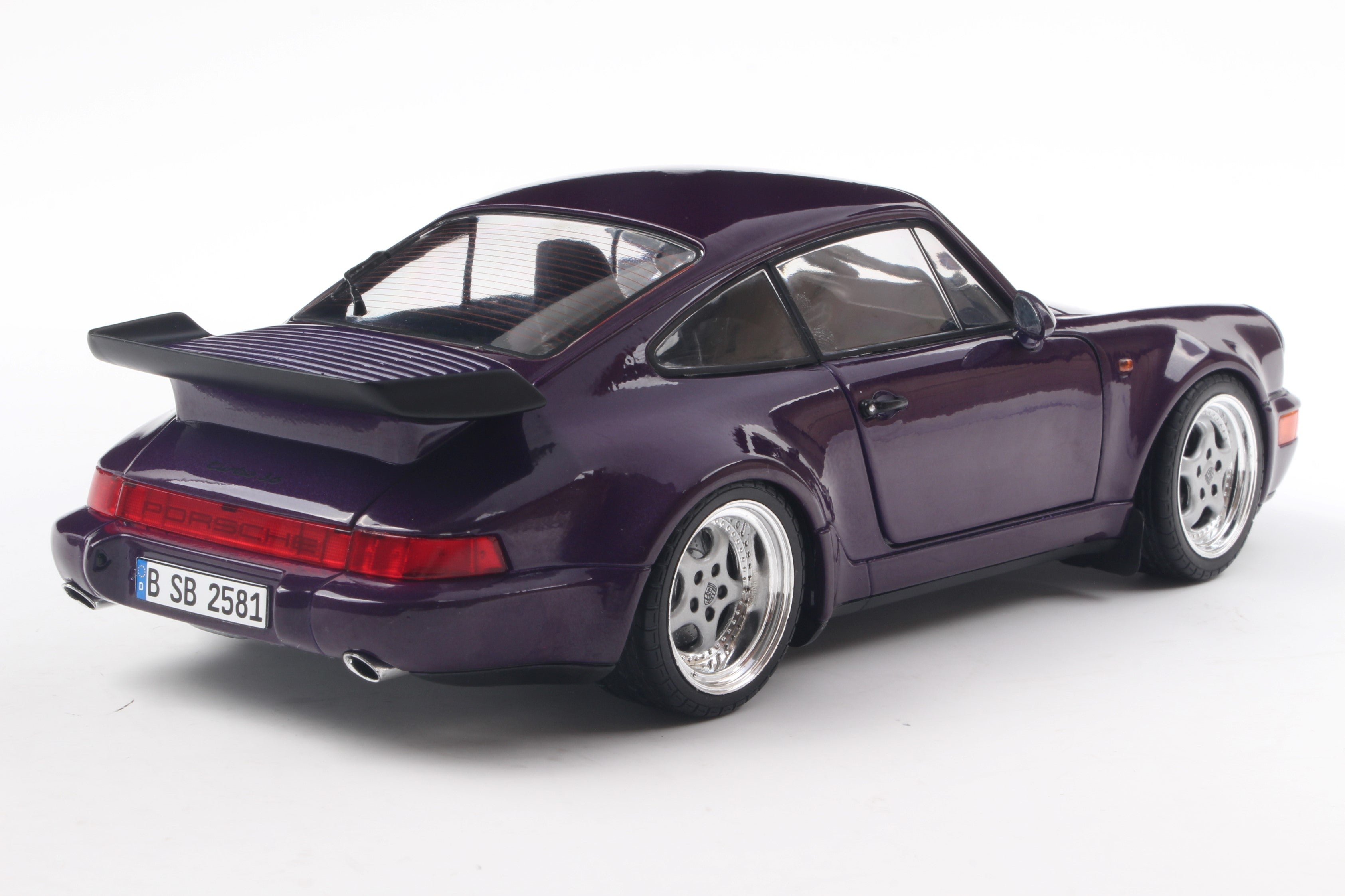 [SOLIDO] 1:18 Porsche 911 (964) Turbo Violet Blue Metallic 1990