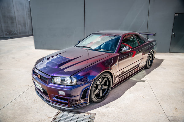 [SOLIDO] 1:18 Nissan Skyline (R34) GT-R Z Tune Midnight Purple 1999