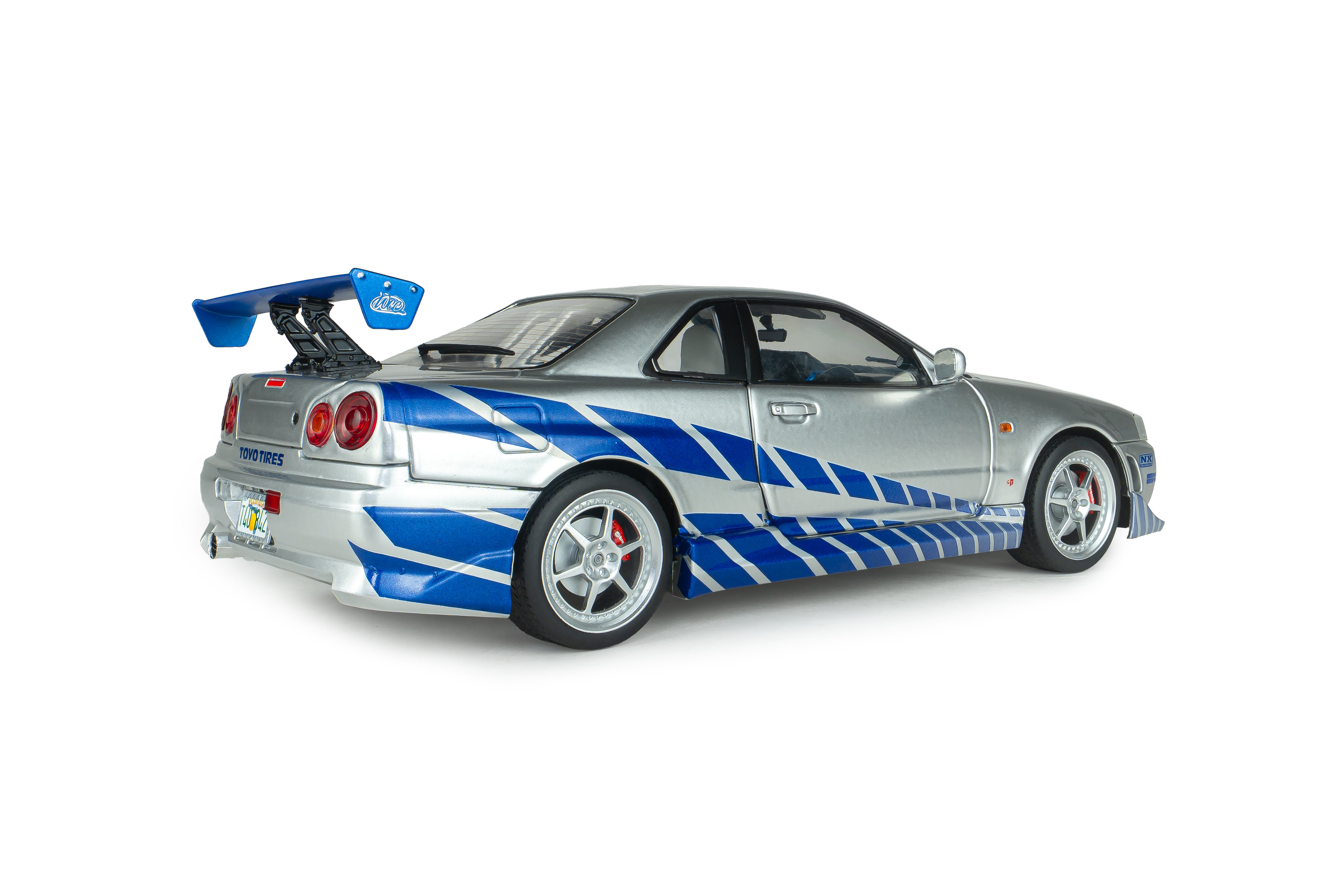 [SOLIDO] 1:18 Nissan Skyline GT-R (BNR34) 2Fast2Furious Brian - Toy Space Diecast Online Store Singapore