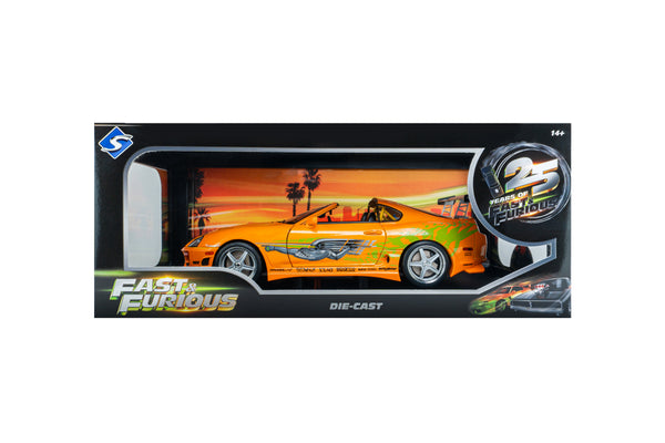 [SOLIDO] 1:18 Toyota Supra MK4 (A80) Fast And Furious 1 Brian Open Roof 2001