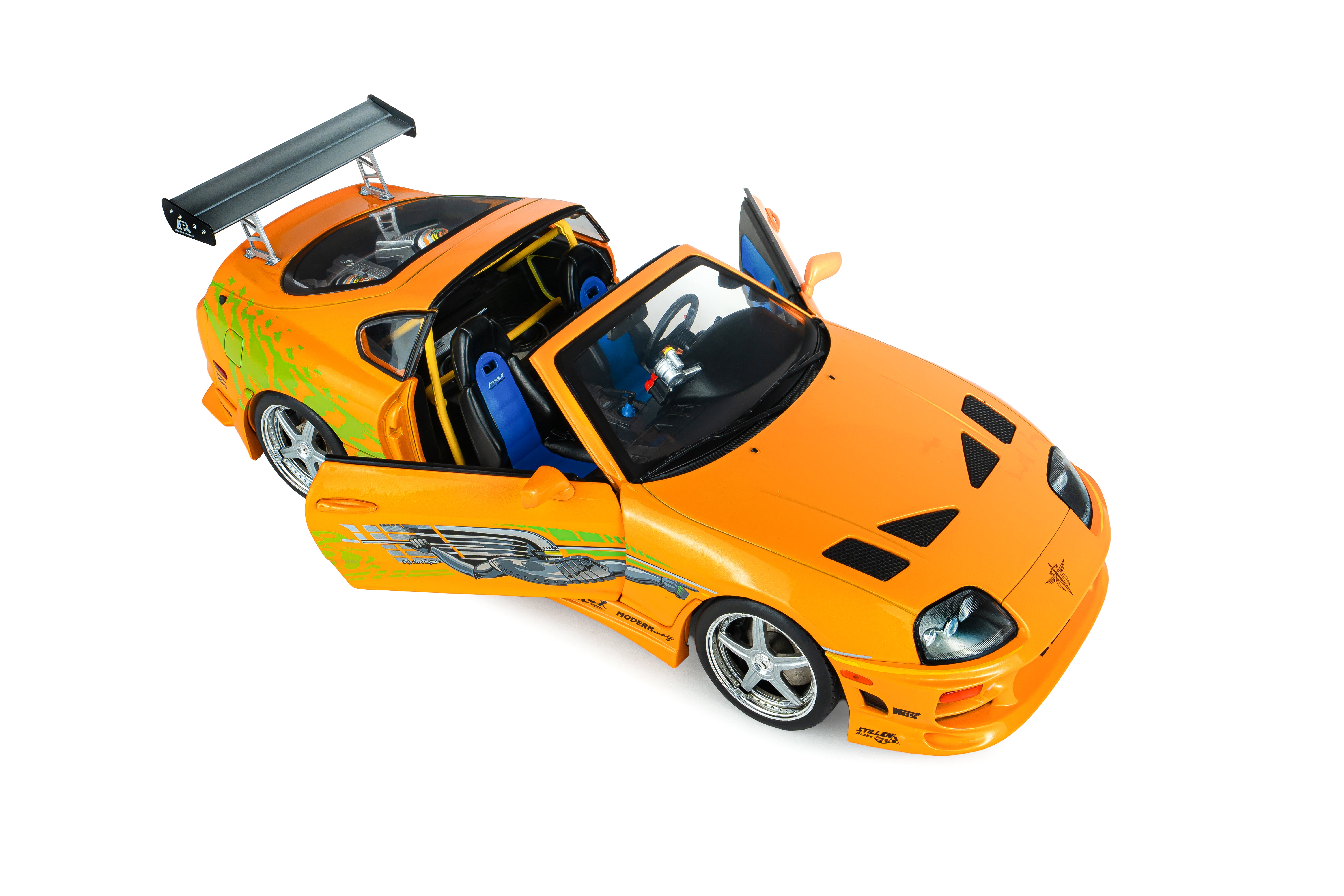 [SOLIDO] 1:18 Toyota Supra MK4 (A80) Fast And Furious 1 Brian Open Roof 2001