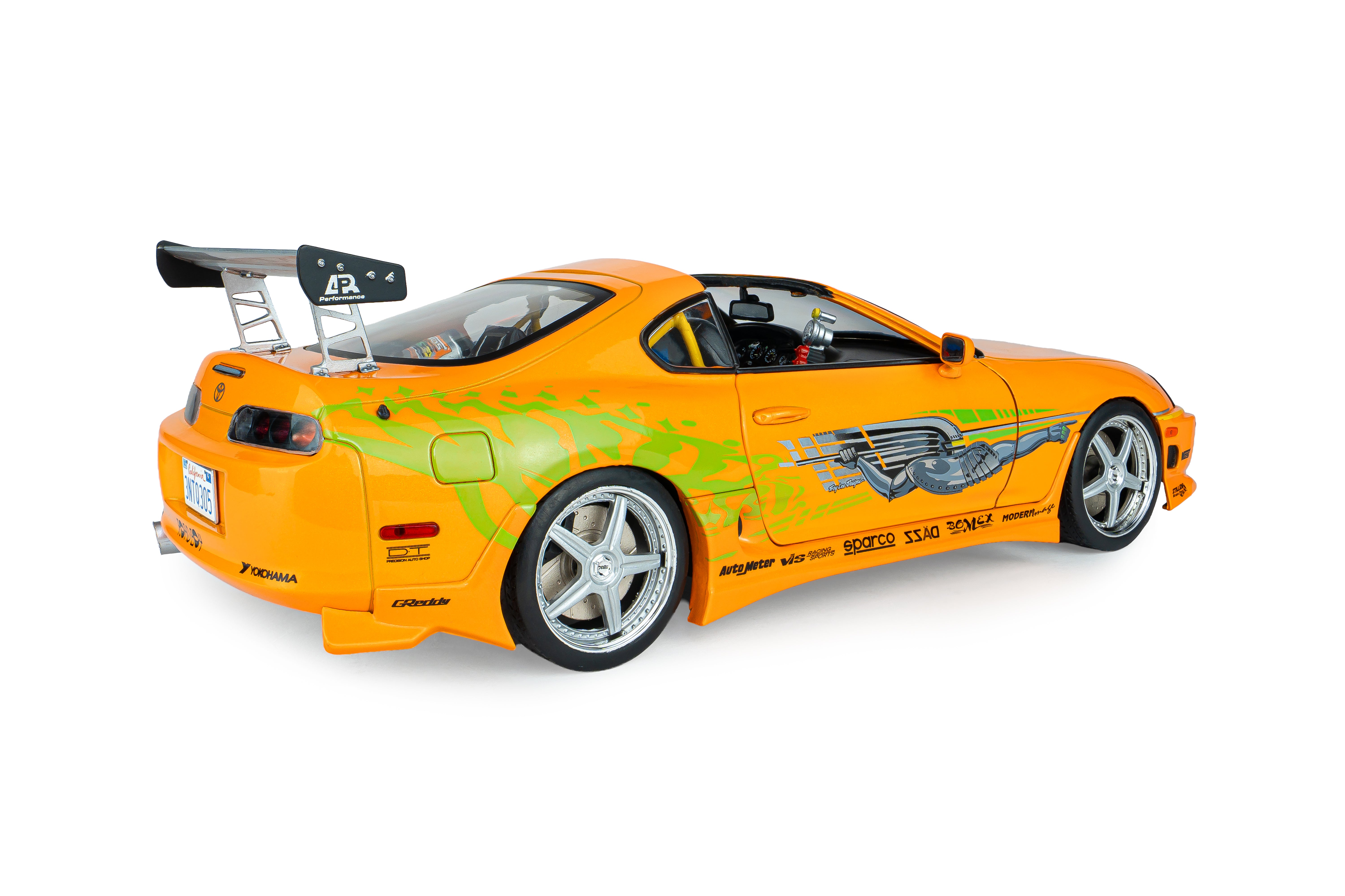 [SOLIDO] 1:18 Toyota Supra MK4 (A80) Fast And Furious 1 Brian Open Roof 2001