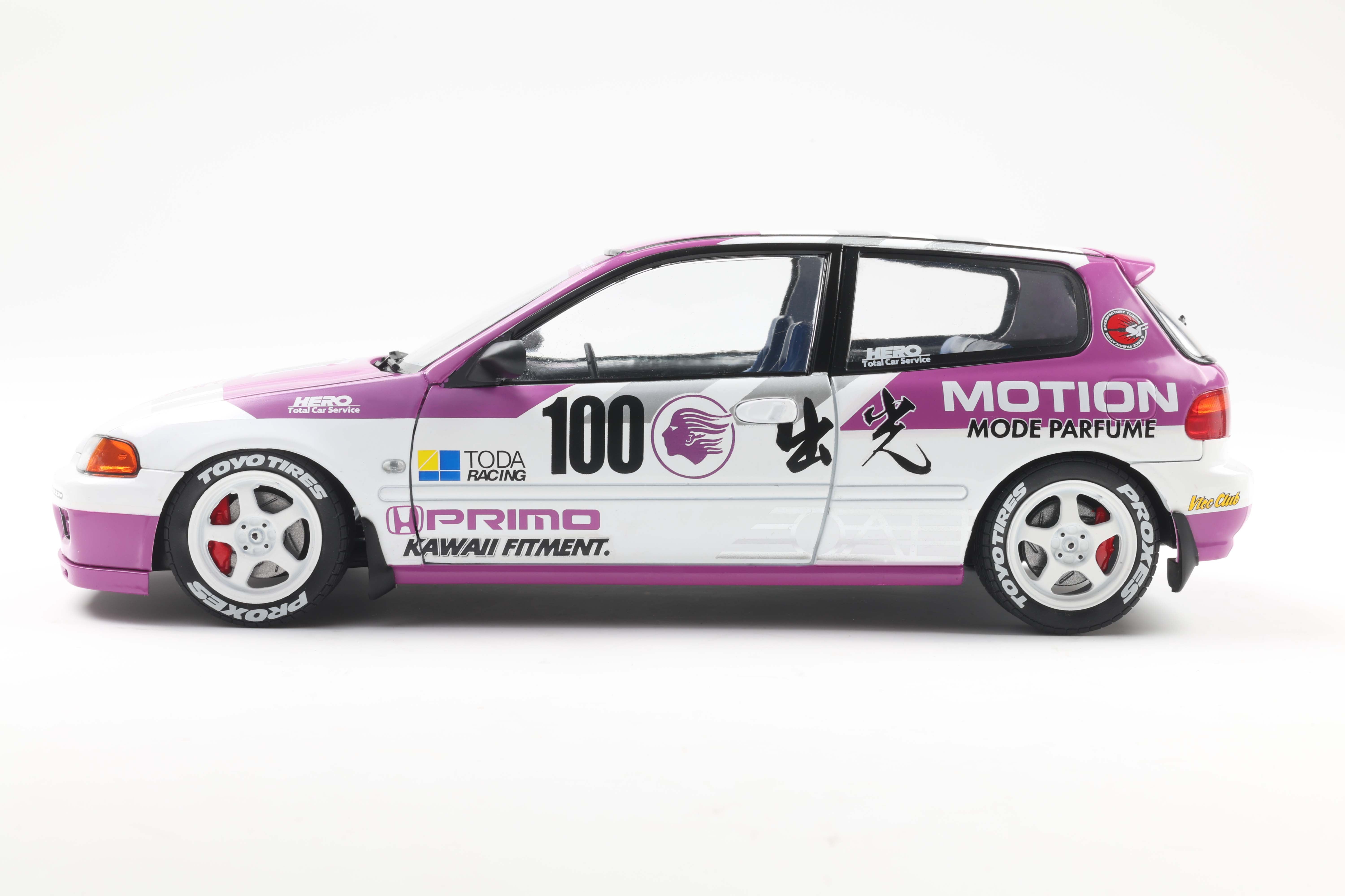 [SOLIDO] 1:18 Honda Civic (EG6) Kaido Racer White 1991