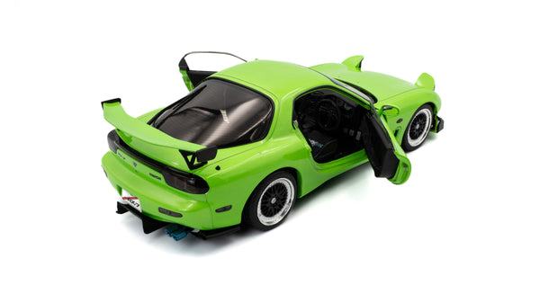 [SOLIDO] 1:18 Mazda RX7 FD3RS Solido Works Neon Green 1999