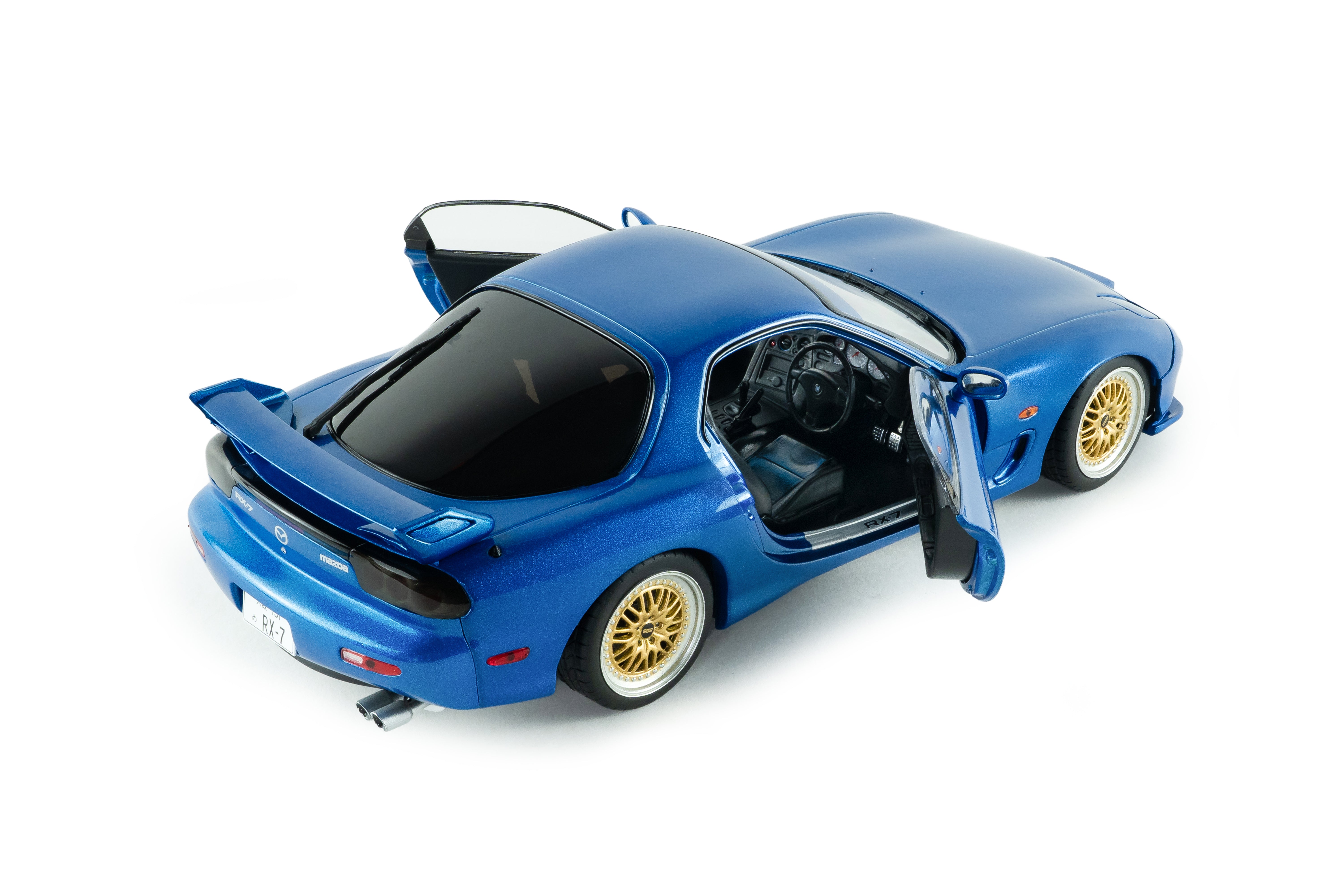 [SOLIDO] 1:18 Mazda RX7 FD3S Innocent Blue Mica 1999 - Toy Space Diecast Online Store Singapore