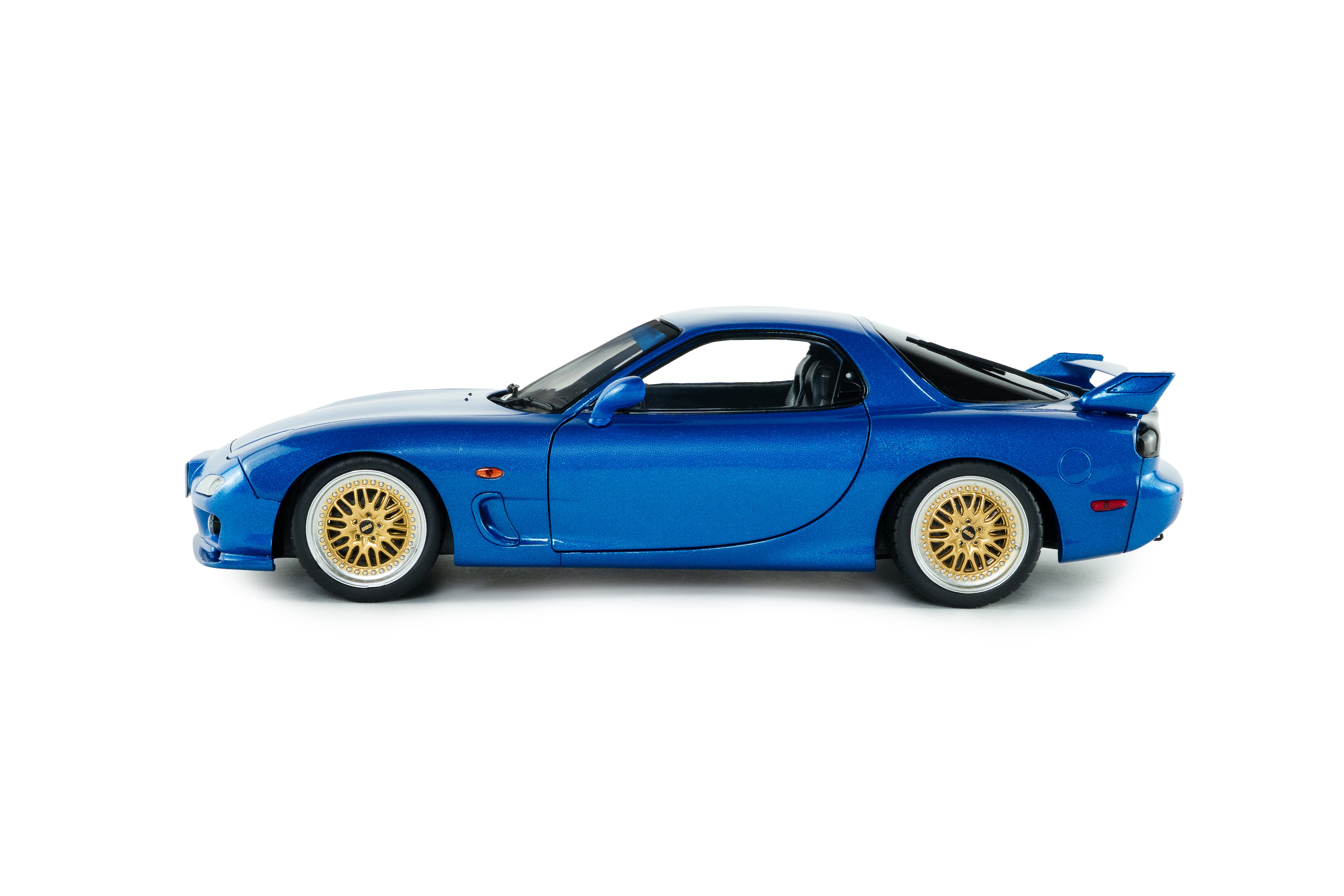 [SOLIDO] 1:18 Mazda RX7 FD3S Innocent Blue Mica 1999 - Toy Space Diecast Online Store Singapore