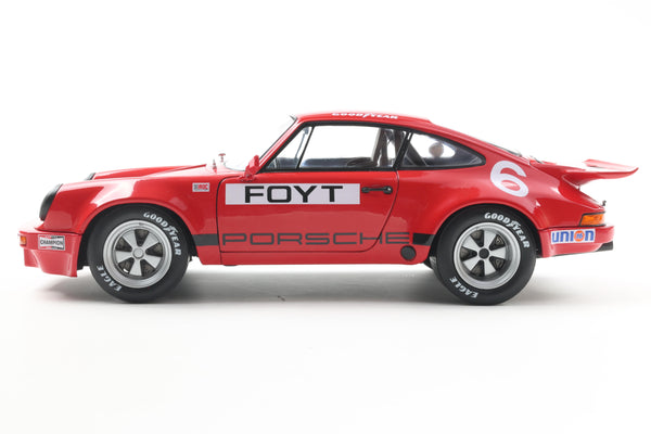 [SOLIDO] 1:18 Porsche 911 Iroc Red #6 Foyt Iroc Daytona 1974