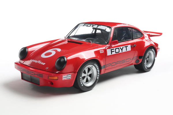 [SOLIDO] 1:18 Porsche 911 Iroc Red #6 Foyt Iroc Daytona 1974