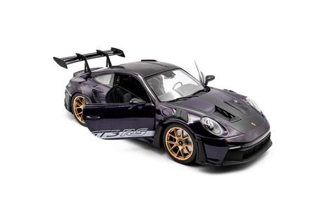 [SOLIDO] 1:18 Porsche 911 GT3 RS Weissach Package Viola Purple Metallic 2024 - Toy Space Diecast Online Store Singapore