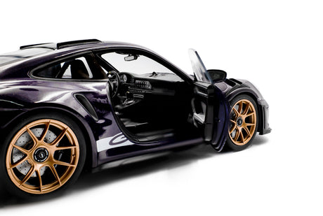 [SOLIDO] 1:18 Porsche 911 GT3 RS Weissach Package Viola Purple Metallic 2024 - Toy Space Diecast Online Store Singapore