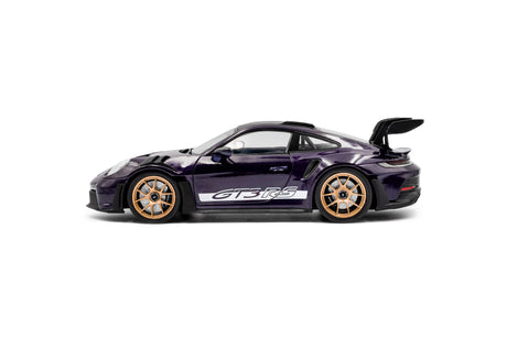[SOLIDO] 1:18 Porsche 911 GT3 RS Weissach Package Viola Purple Metallic 2024 - Toy Space Diecast Online Store Singapore