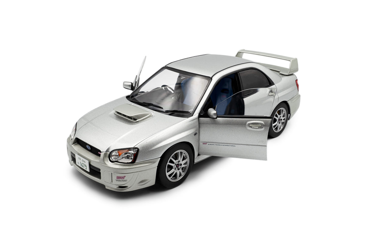 [SOLIDO] 1:18 Subaru Impreza WRX STI Premium Silver Effect 2003