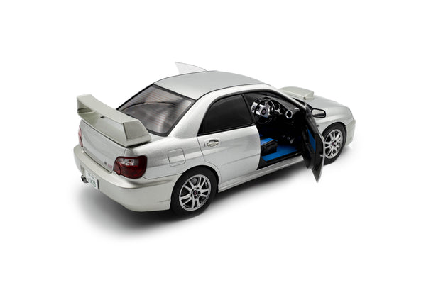 [SOLIDO] 1:18 Subaru Impreza WRX STI Premium Silver Effect 2003
