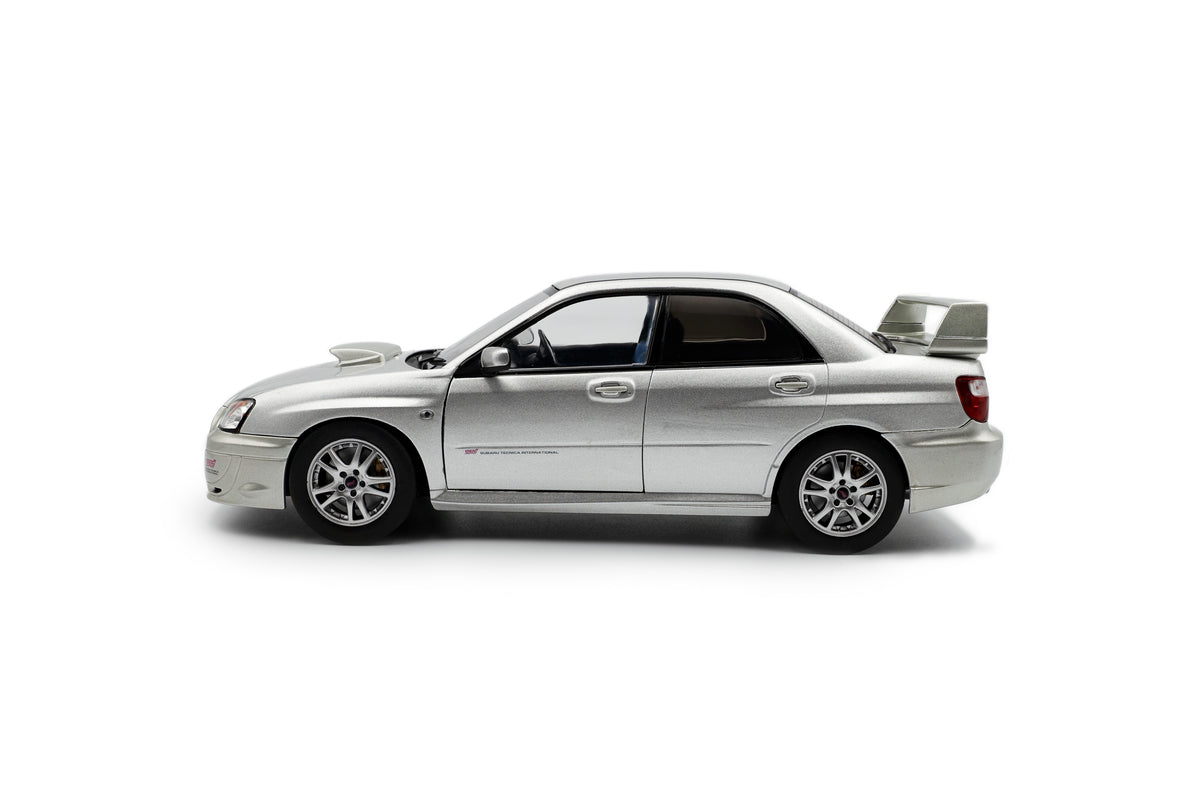 [SOLIDO] 1:18 Subaru Impreza WRX STI Premium Silver Effect 2003