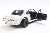 [SOLIDO] 1:18 Nissan Skyline (C10) Hakosuka Solido Works Pearl White 1970 - Toy Space Diecast Online Store Singapore