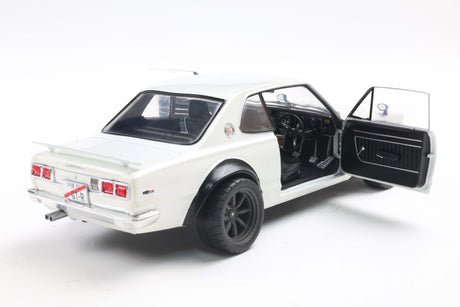 [SOLIDO] 1:18 Nissan Skyline (C10) Hakosuka Solido Works Pearl White 1970 - Toy Space Diecast Online Store Singapore