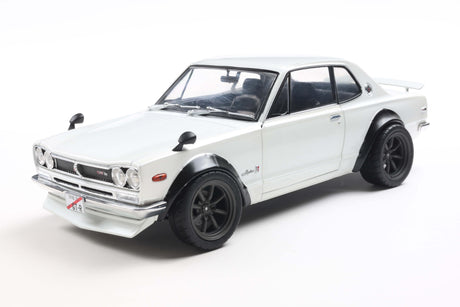 [SOLIDO] 1:18 Nissan Skyline (C10) Hakosuka Solido Works Pearl White 1970 - Toy Space Diecast Online Store Singapore