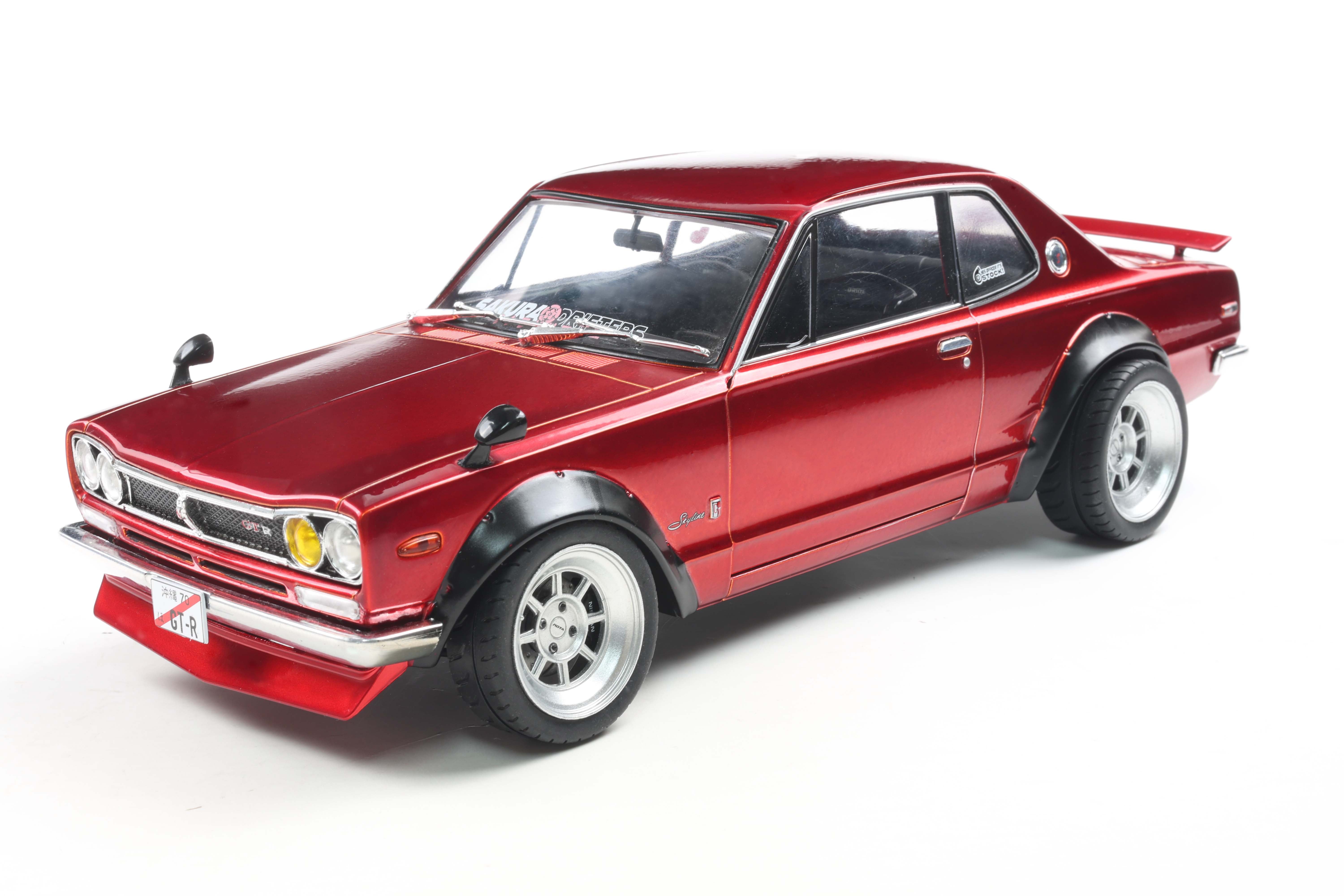[SOLIDO] 1:18 Nissan Skyline (C10) Hakosuka Solido Works Red Metallic 1970