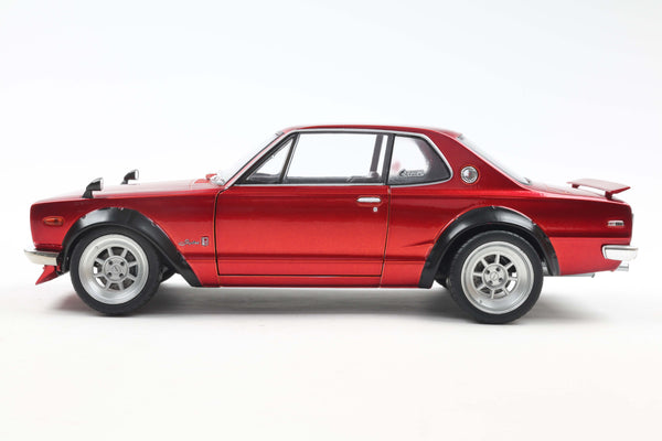 [SOLIDO] 1:18 Nissan Skyline (C10) Hakosuka Solido Works Red Metallic 1970