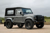[SOLIDO] 1:18 Land Rover Defender 90 Short With Rear Cover Mat Silver 2016