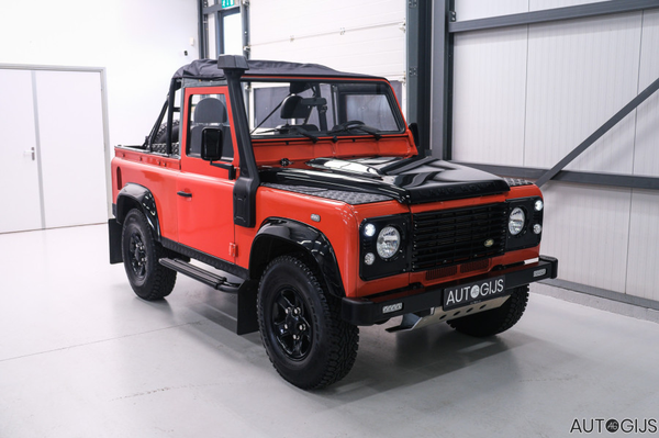 [SOLIDO] 1:18 Land Rover Defender 90 Convertible Orange 2016