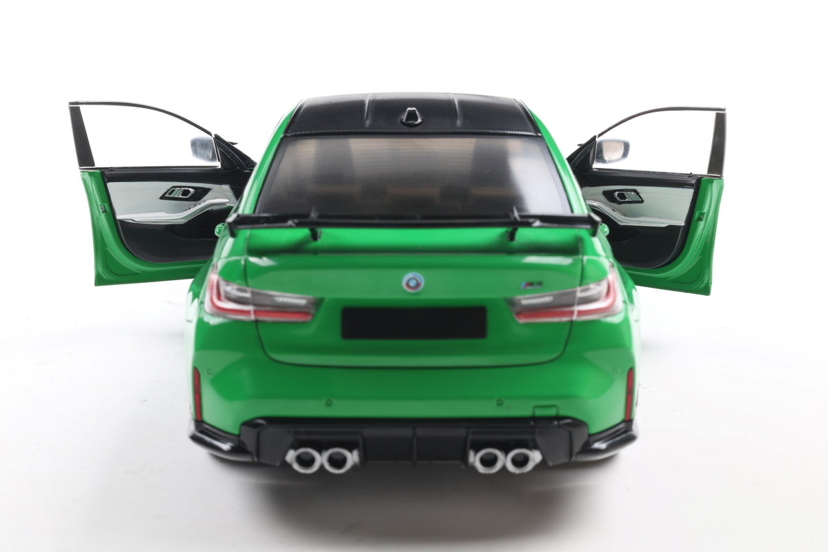 [SOLIDO] 1:18 BMW M3 (G80) Performance Parts Signal Green Uni 2024 - Toy Space Diecast Online Store Singapore
