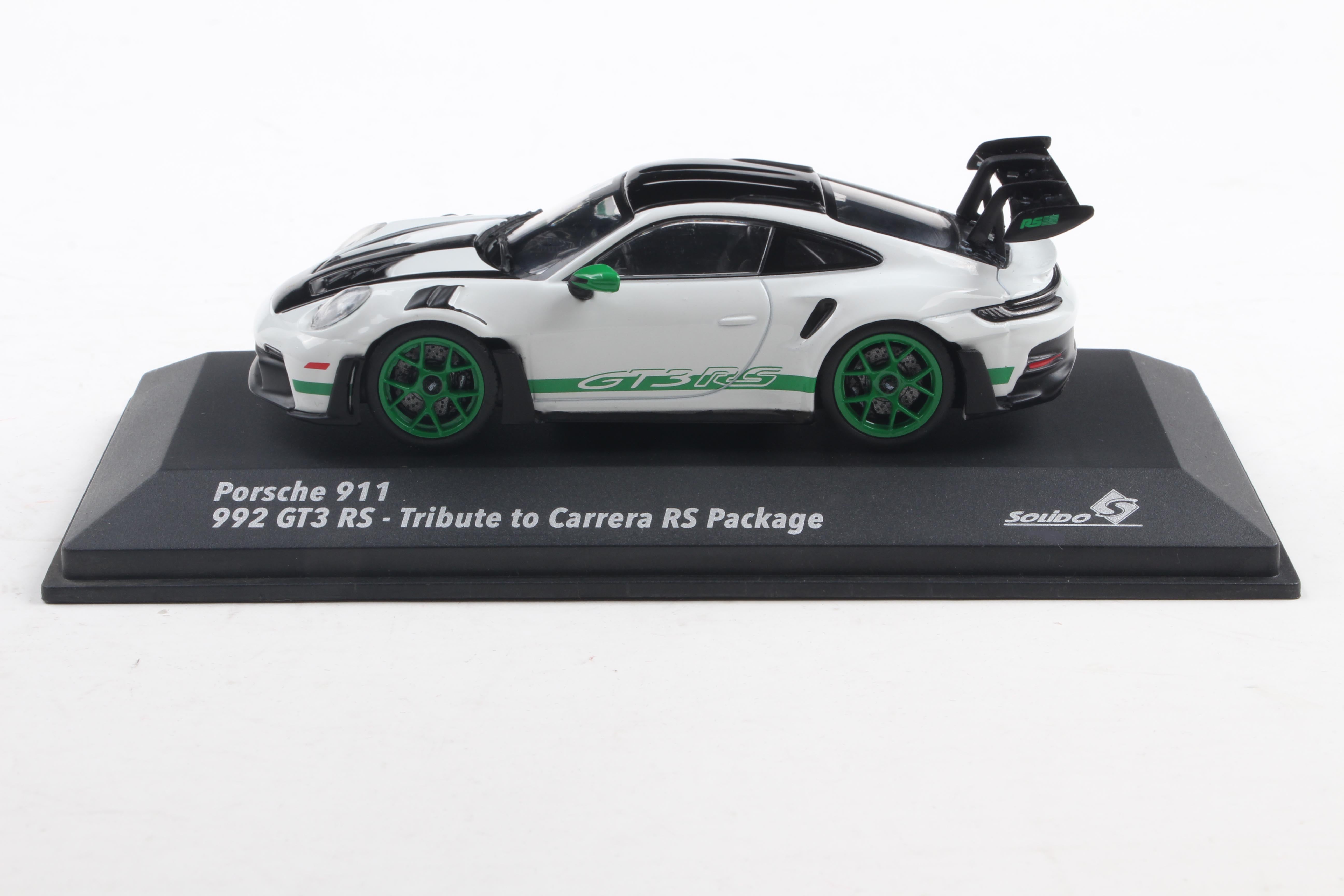 [SOLIDO] 1:43 Porsche 911 (992) GT3 RS Tribute To Carrera RS Package White W/Green 2023