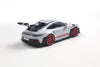 [SOLIDO] 1:43 Porsche 911 (992) GT3 RS Ice Grey Metallic W/Pyro Red 2023