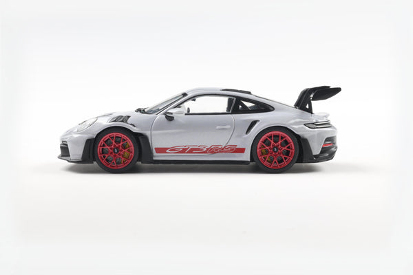 [SOLIDO] 1:43 Porsche 911 (992) GT3 RS Ice Grey Metallic W/Pyro Red 2023