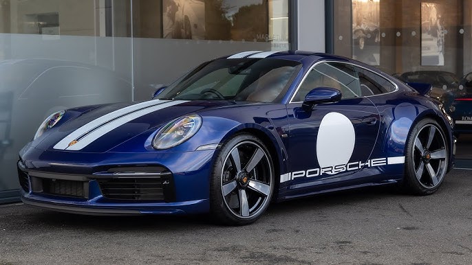 [SOLIDO] 1:43 Porsche 911 (992) Sport Classic Enzian Blue 2023 - Toy Space Diecast Online Store Singapore