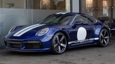 [SOLIDO] 1:43 Porsche 911 (992) Sport Classic Enzian Blue 2023 - Toy Space Diecast Online Store Singapore