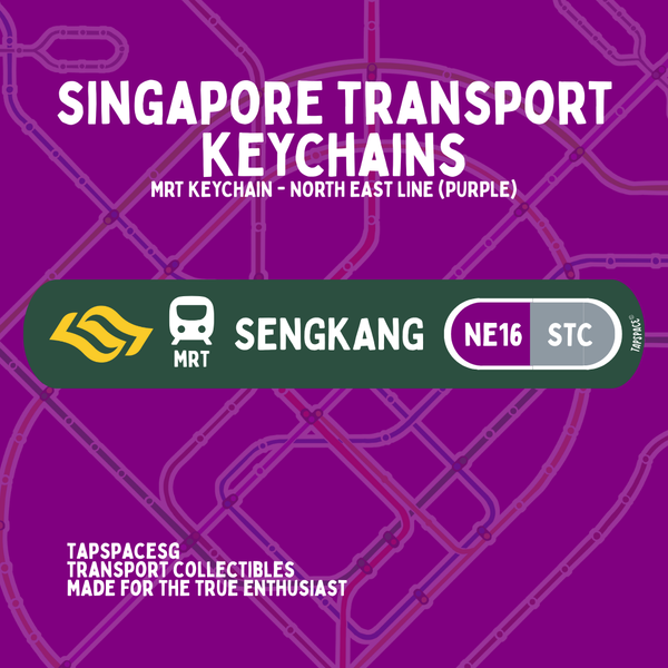Sengkang MRT Station Keychain