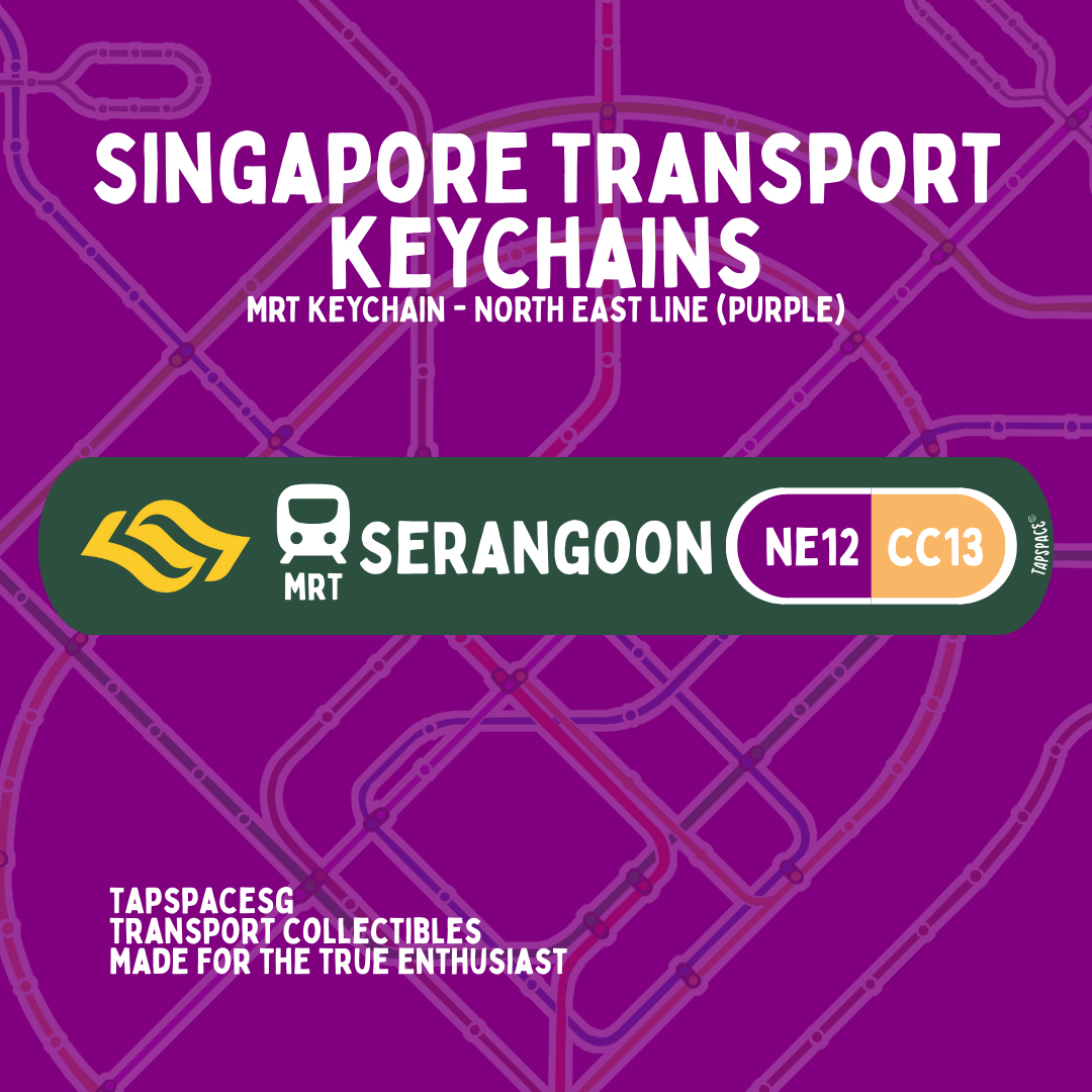 Serangoon MRT Station Keychain